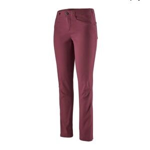 Patagonia Escala Rock Pants Light Balsamic Burgundy Size 4